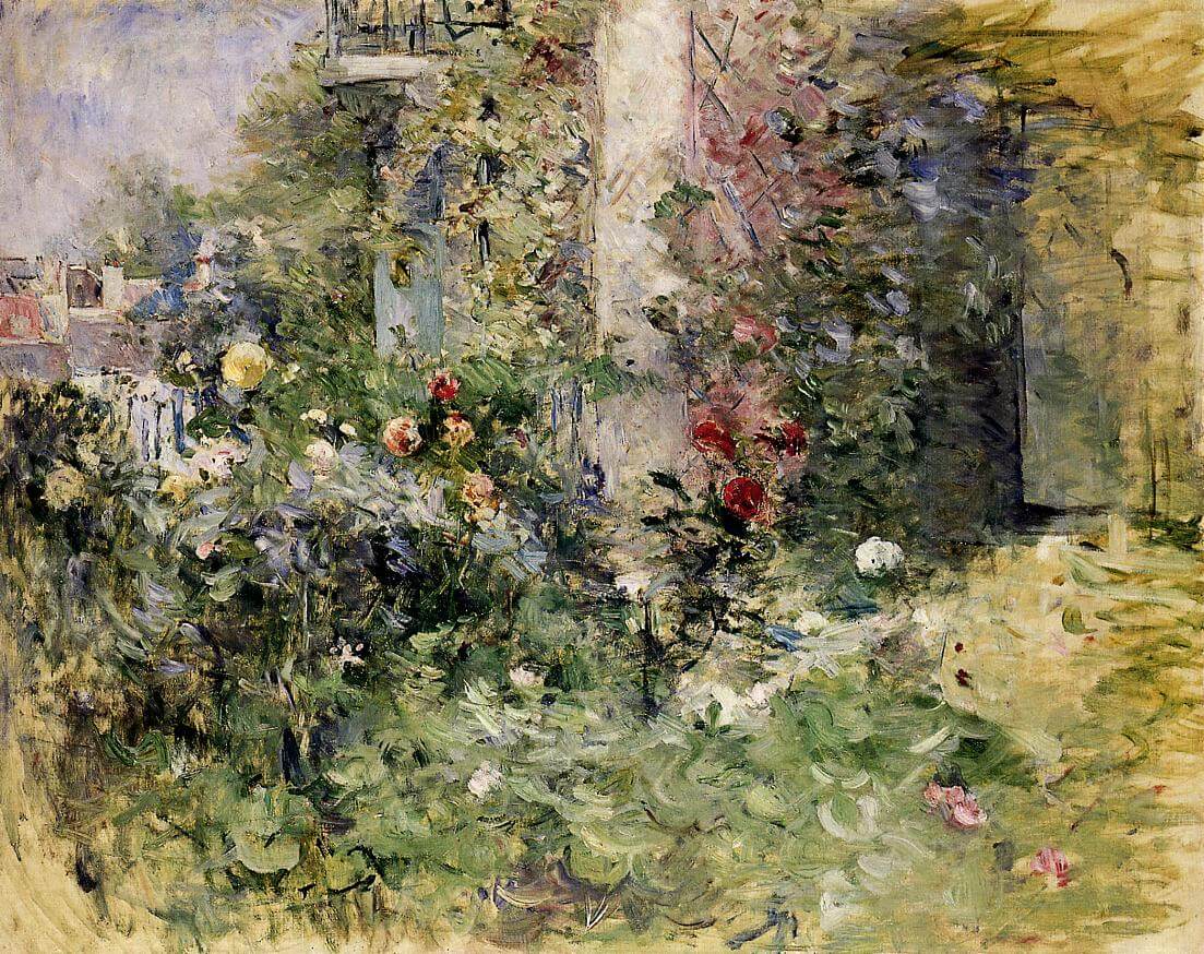 «El jardín de Bougival» de Berthe Morisot